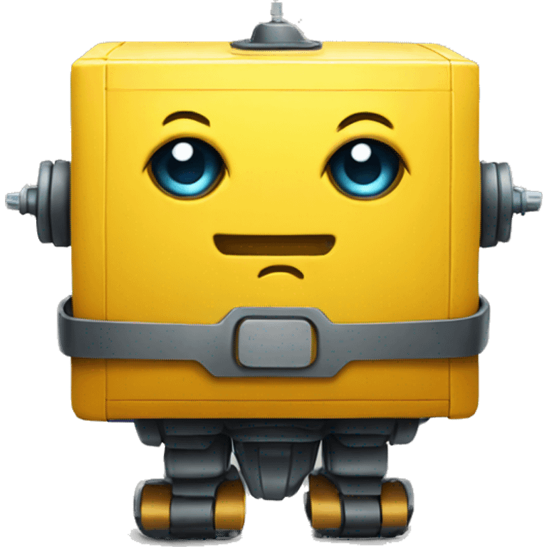 yellow box robot emoji