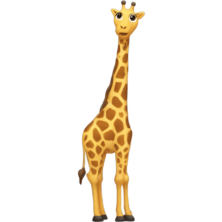 Riding a giraffe emoji