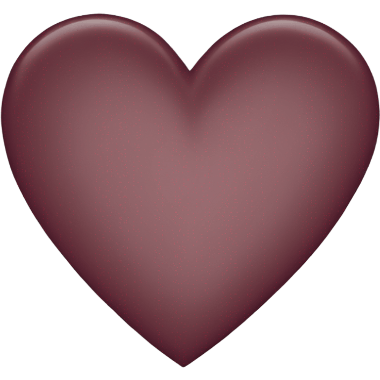 Maroon heart emoji