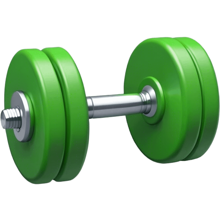 Green Dumbbell emoji