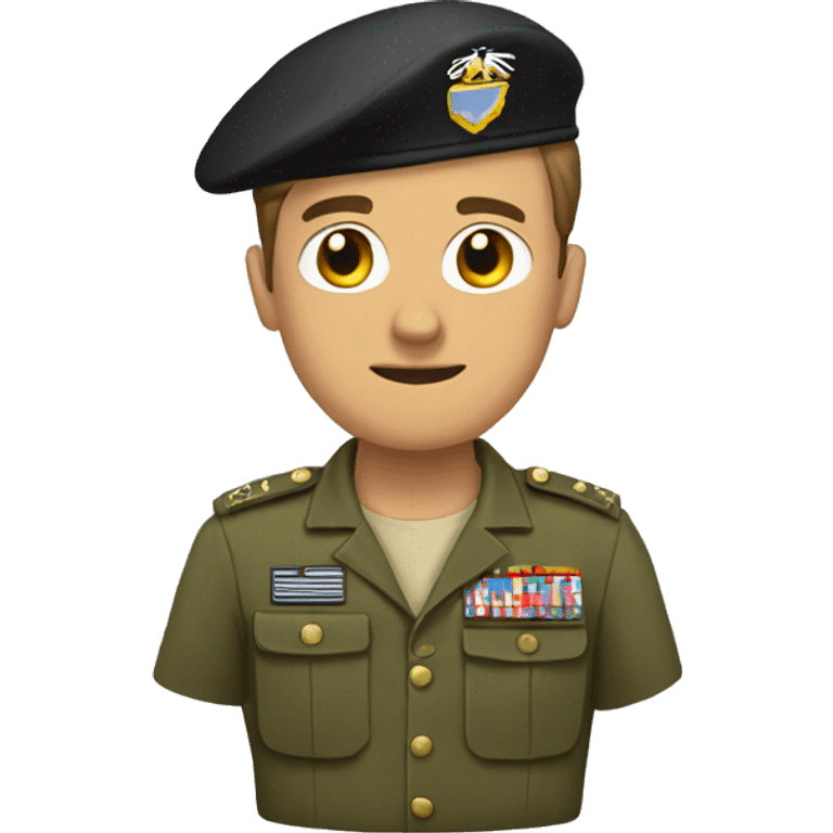 Guy commanding army emoji