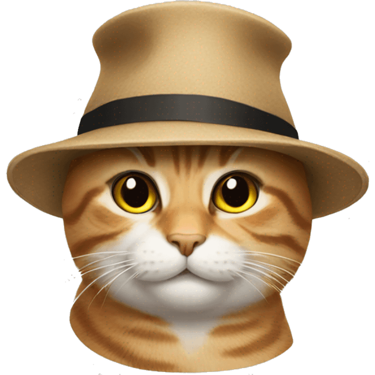 Cat in a hat emoji