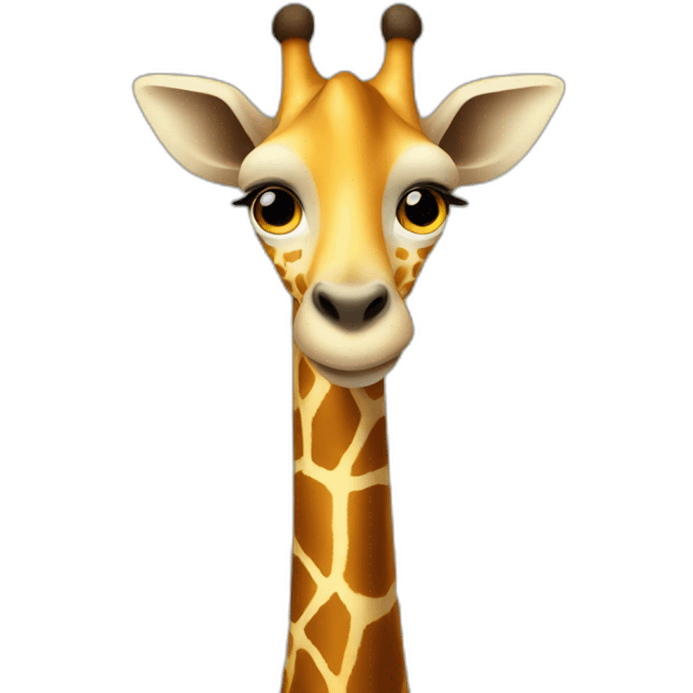 girafe in love emoji