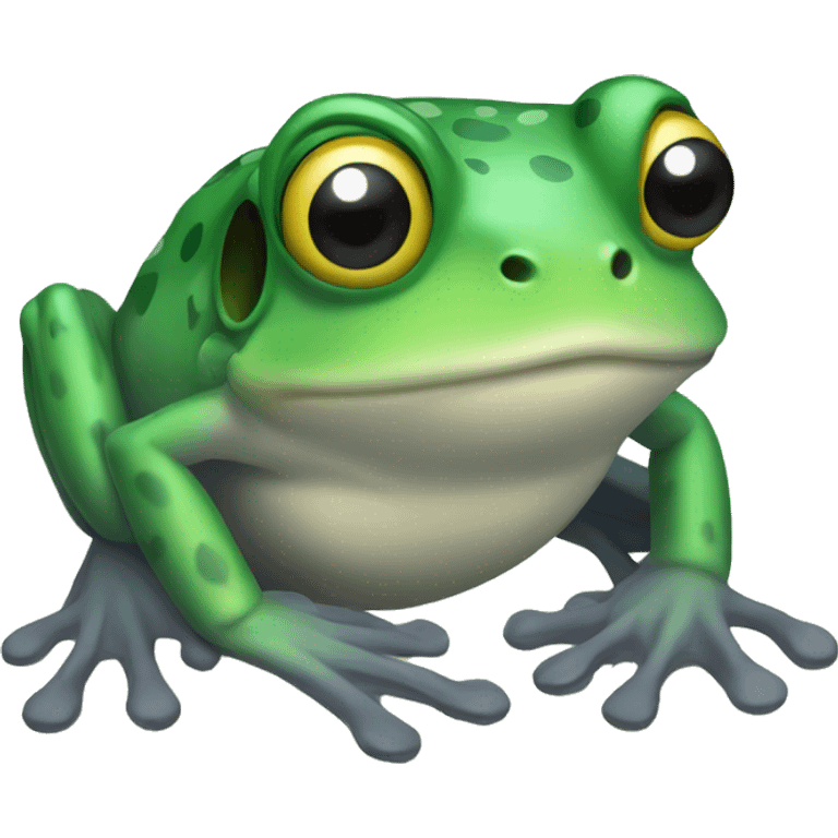 frog with zylinder emoji