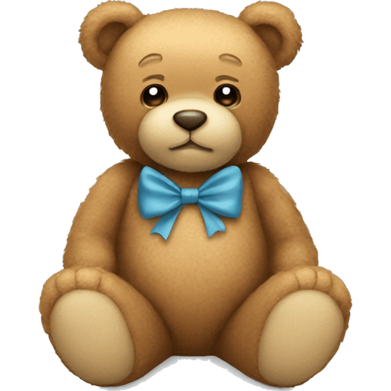 teddy bear with bow emoji