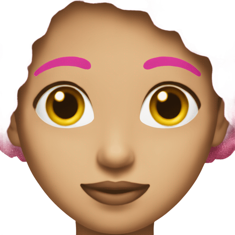 The name Rochelle in pink glitter  emoji