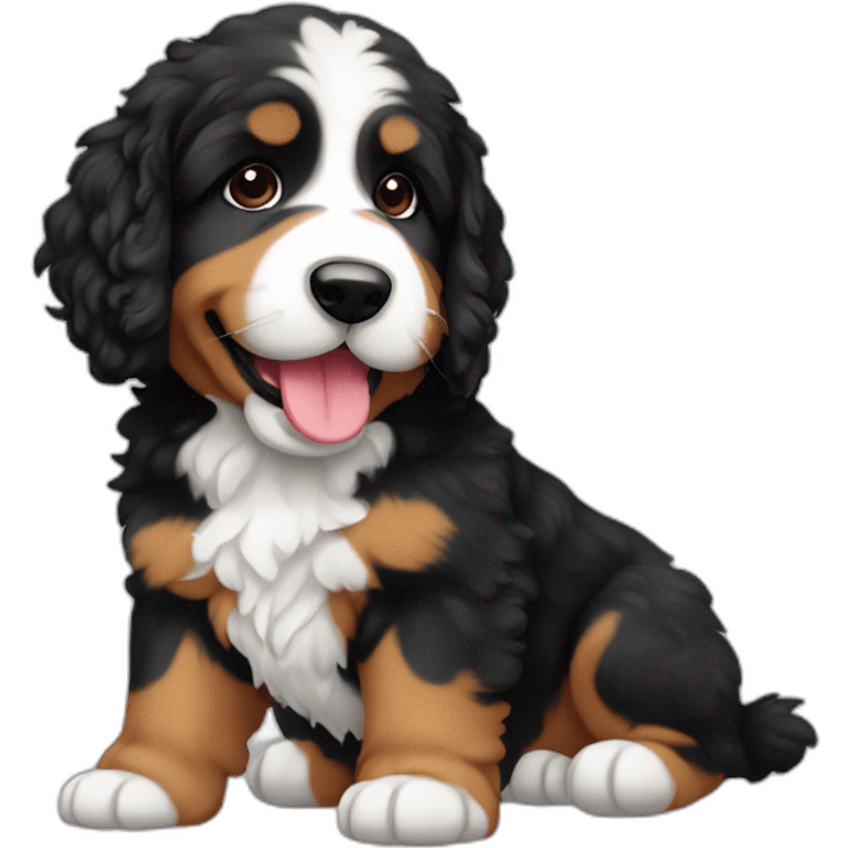 mini bernedoodle emoji