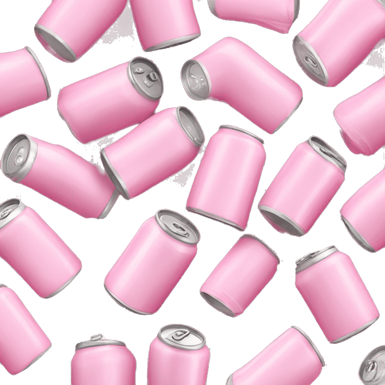 Baby pink cola can emoji