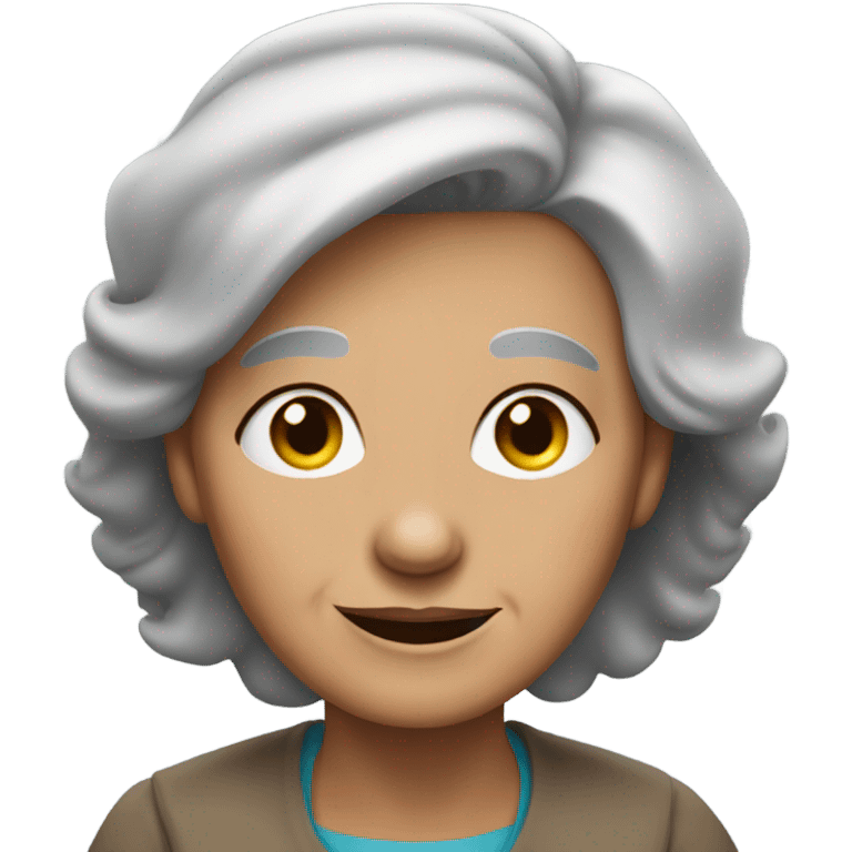 old lady emoji