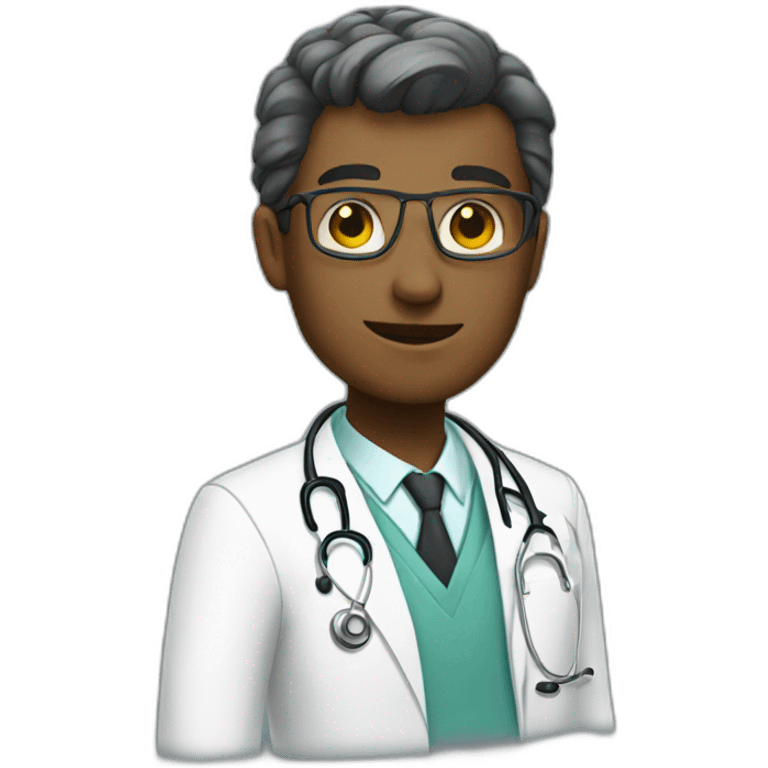 Doctor white emoji