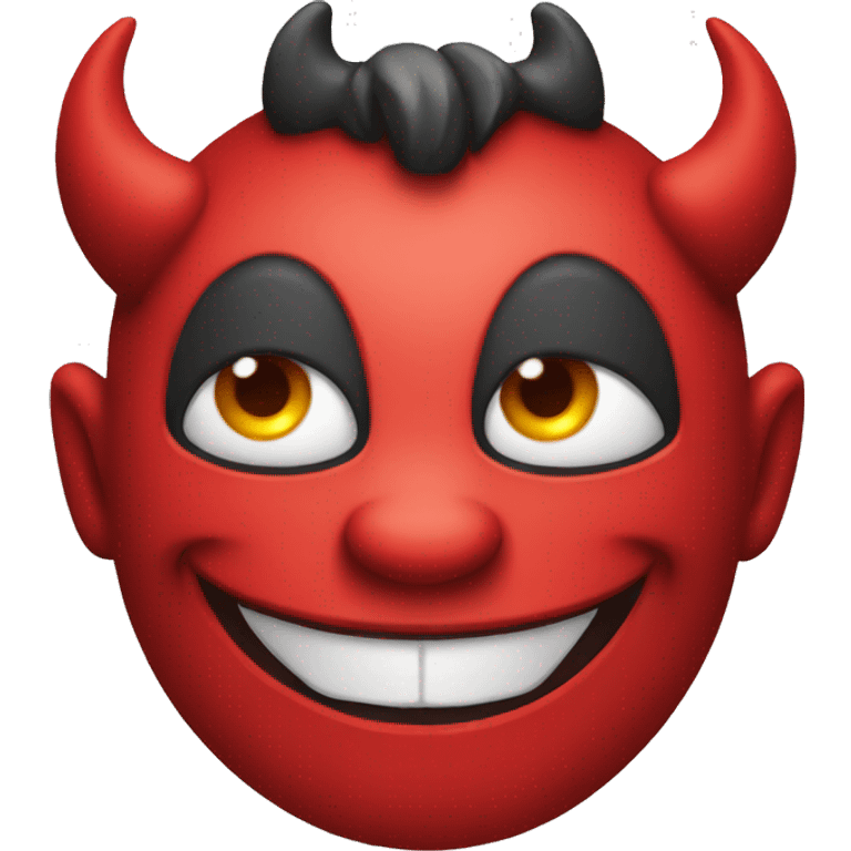 red devil face emoji