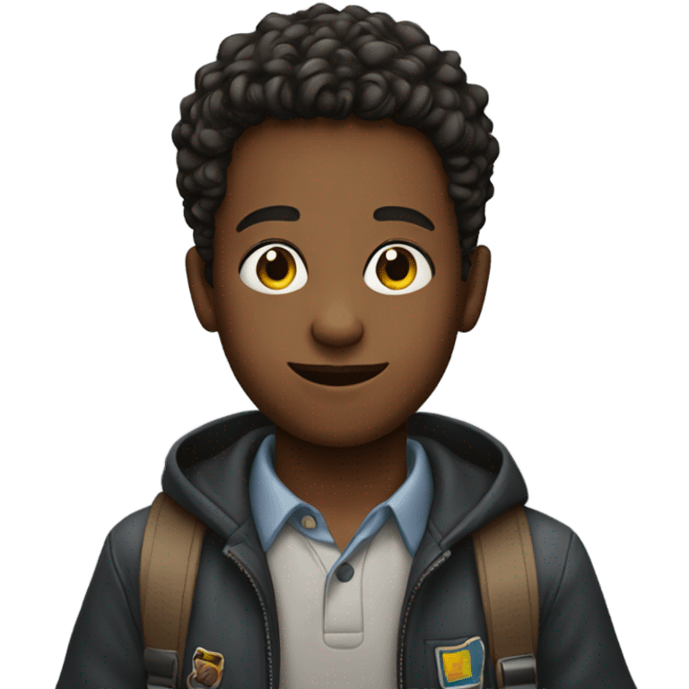 young school boy emoji