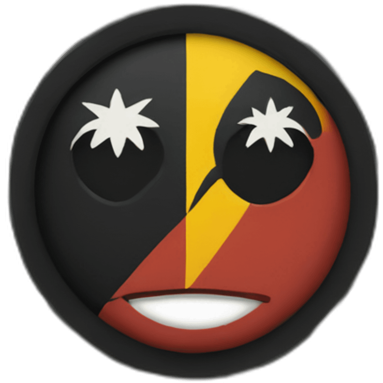 Aboriginal Australia flag emoji