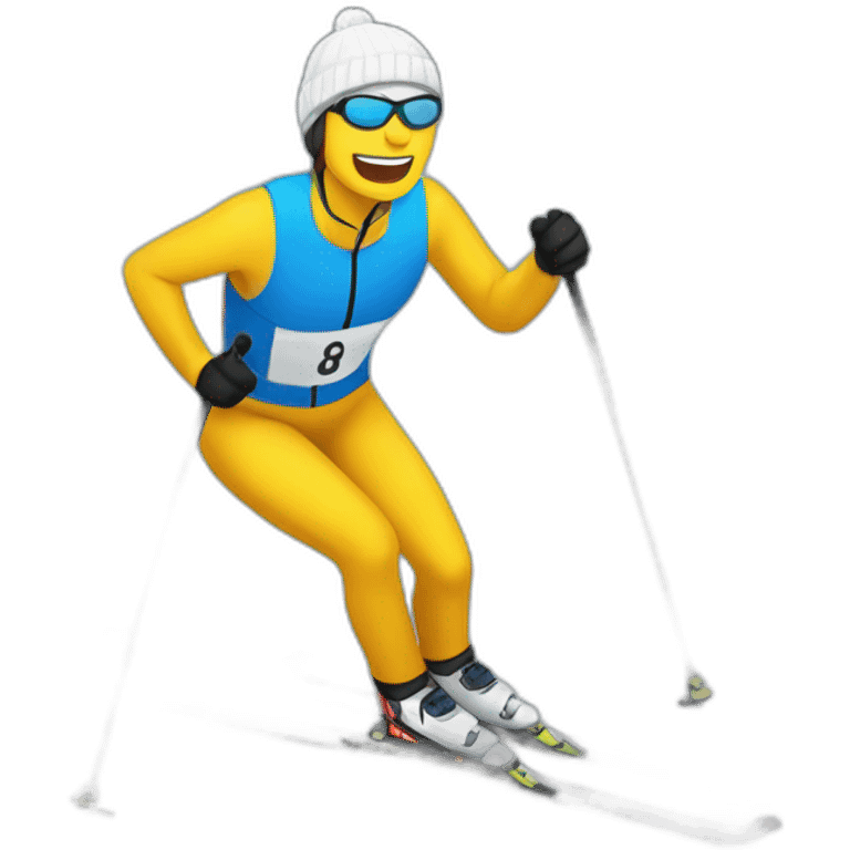 cross-country ski emoji