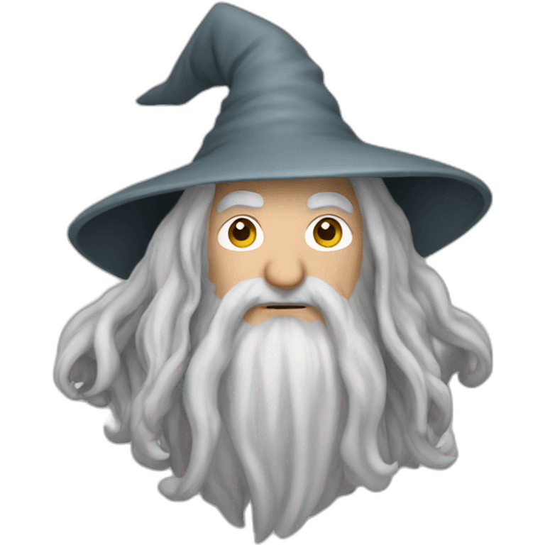 gandalf qui fait caca emoji