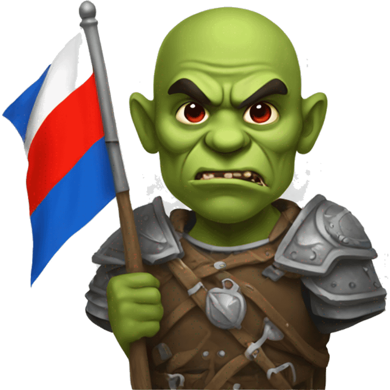 orc with russian flag emoji