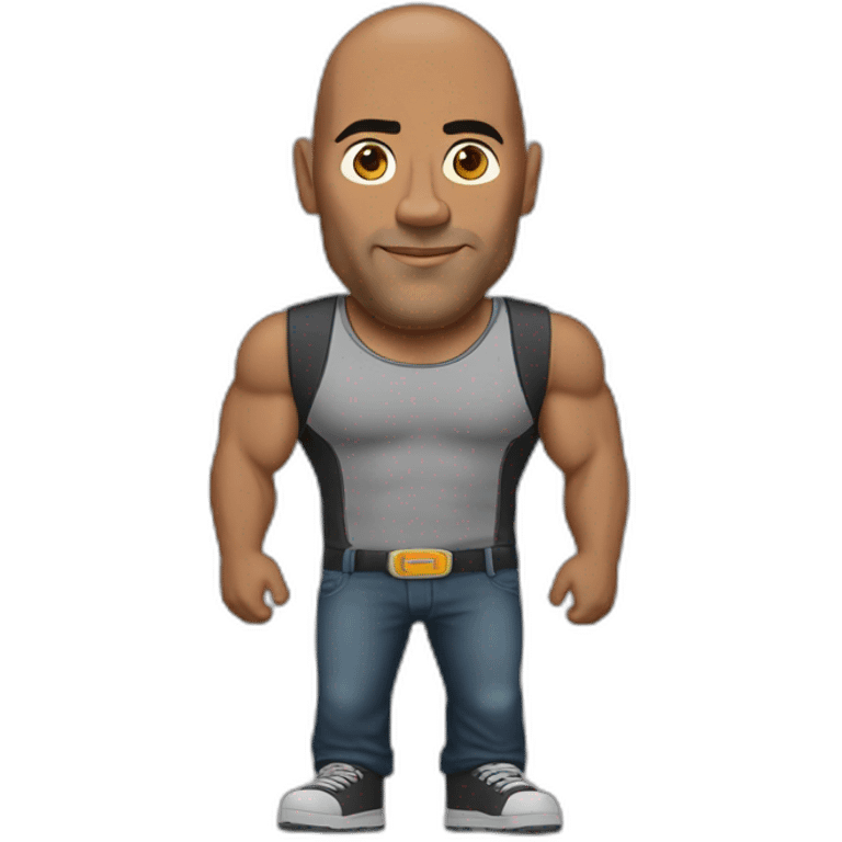 The rock sourcil en haut l’autre en bas emoji