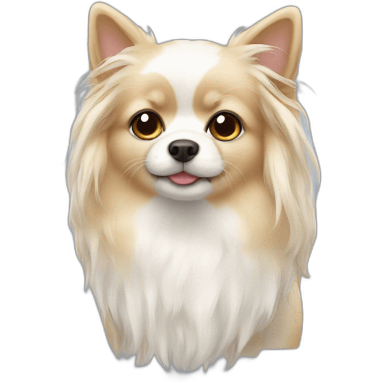 white-longhair-chichuaua emoji