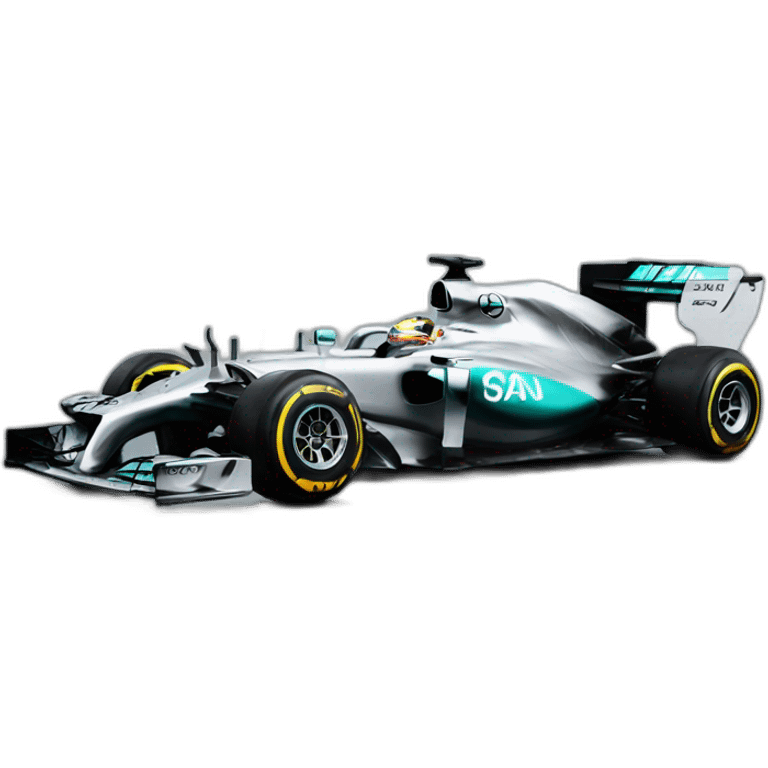 Mercedes F1 Car emoji