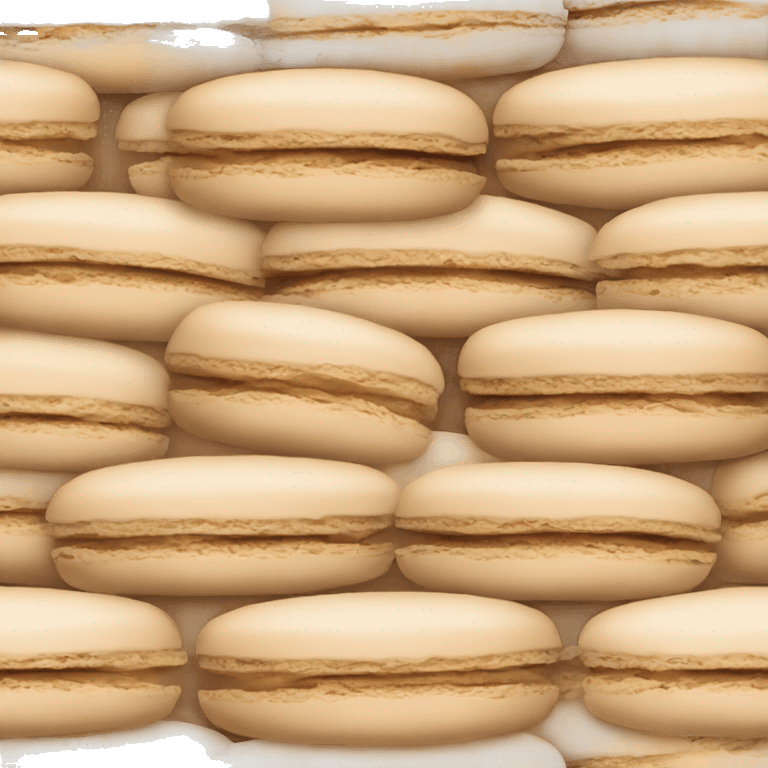 beige macaron emoji