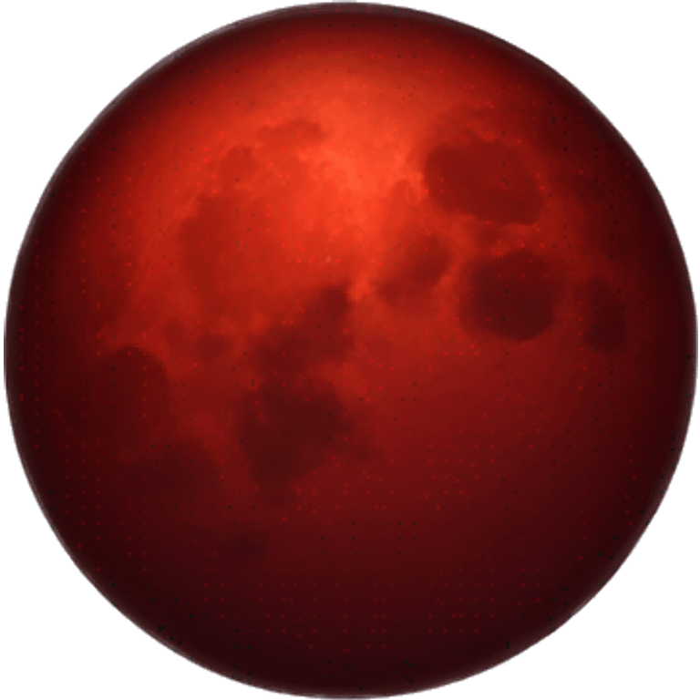 Blood moon  emoji