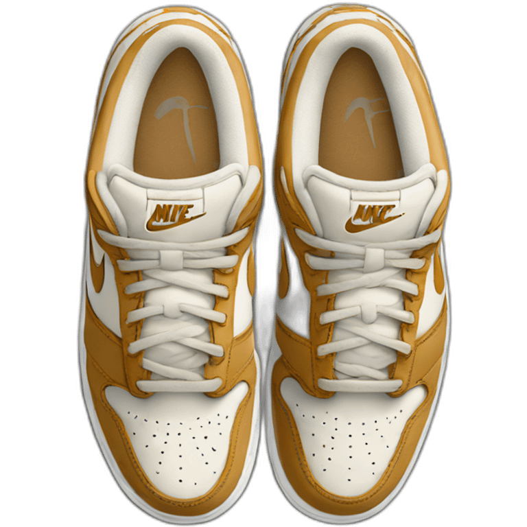 all tan nike dunk low emoji