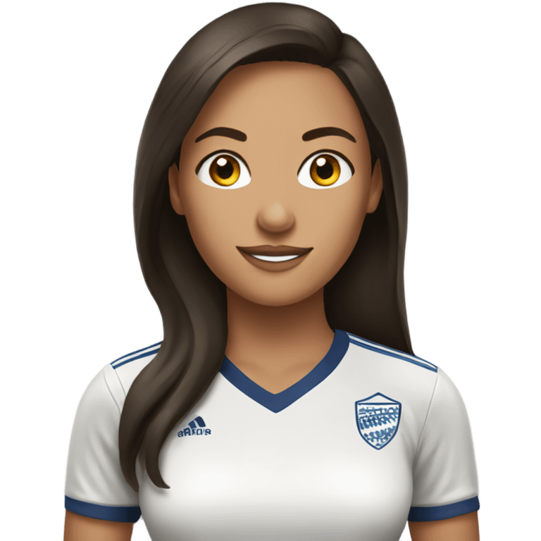 soccer brunette wag emoji