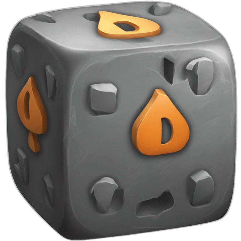 D1 die emoji