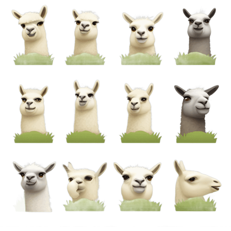 Llama life emoji