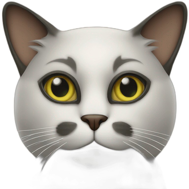 cat wearing the mask from the film the mask emoji