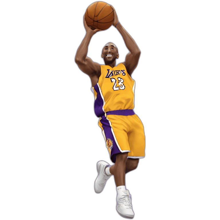 kobe Bryant dunking emoji