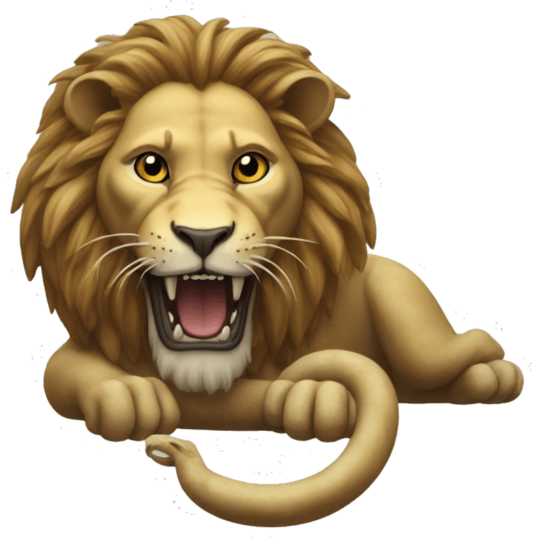 Lion serpent  emoji