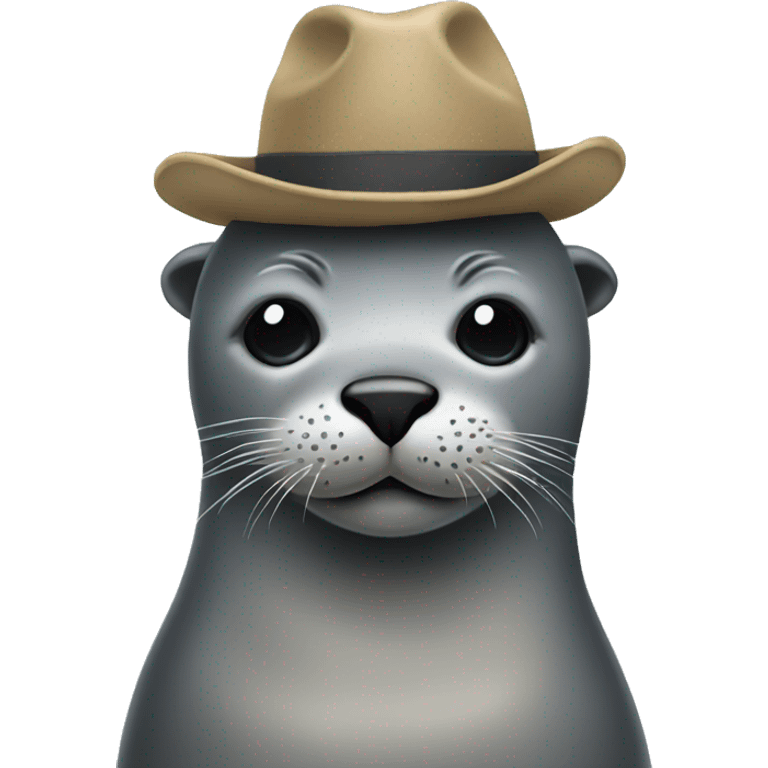 Seal wearing a hat  emoji