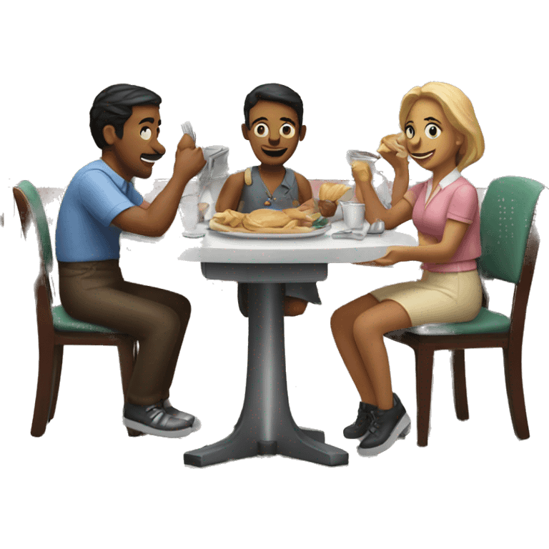 family diner emoji