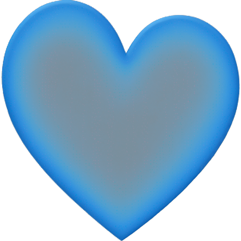 Blue heart emoji