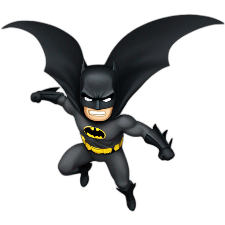 flying batman emoji