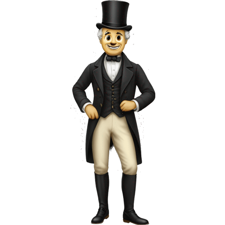 19th century gentleman in full growth emoji