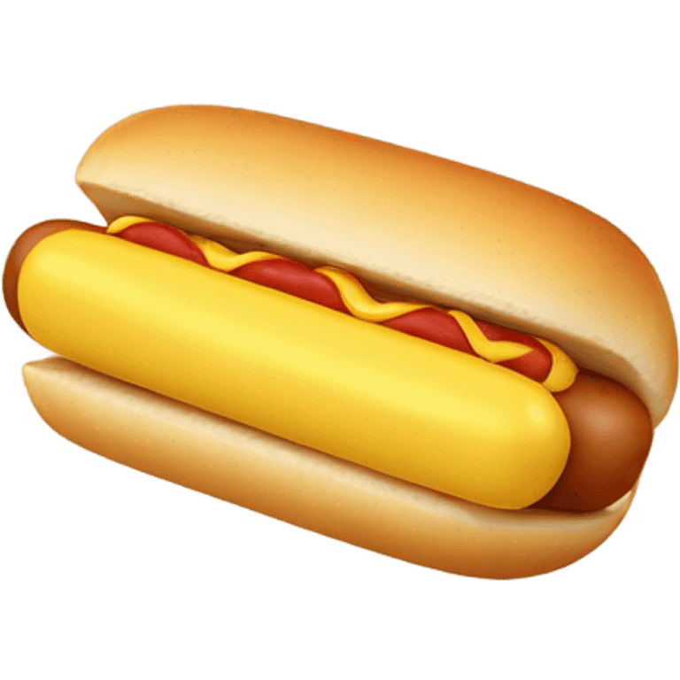 Stick of butter in hotdog bun  emoji