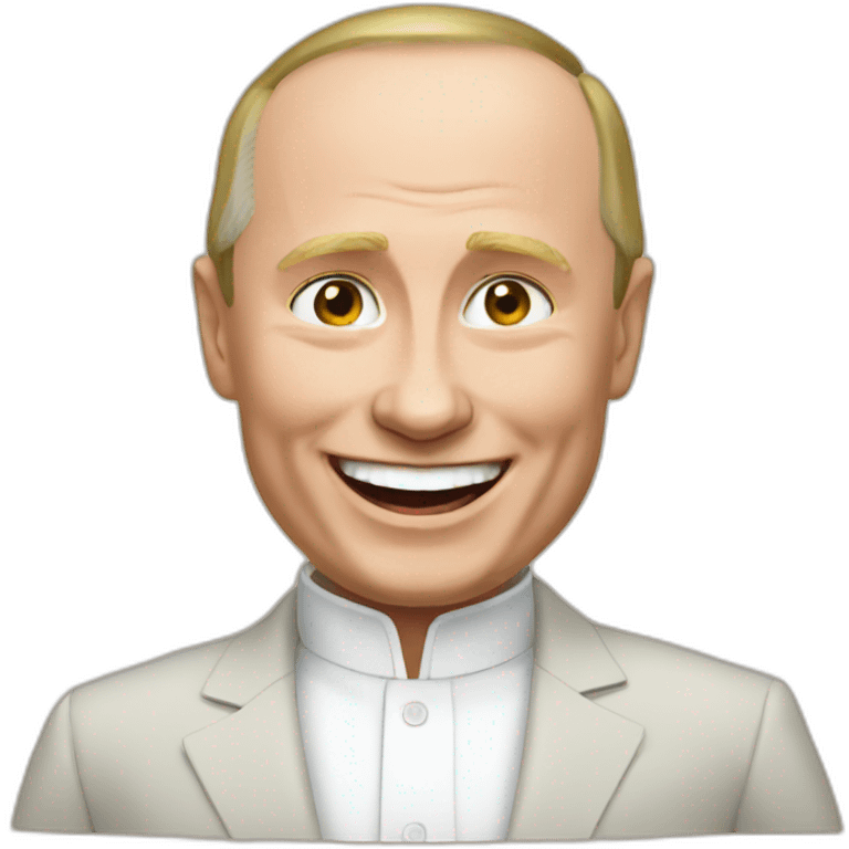 Putin happy emoji