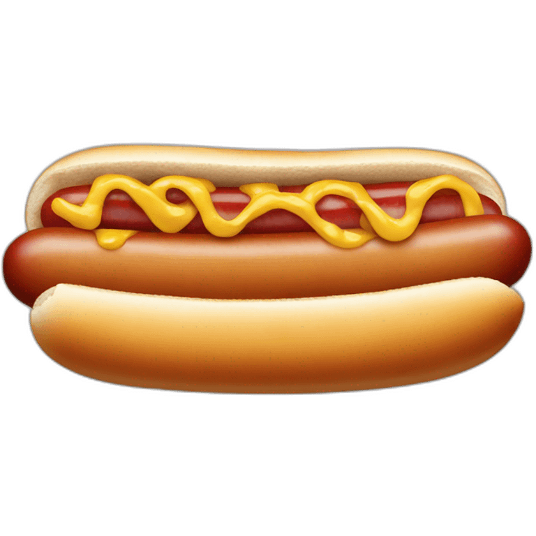 big nasty hot dog emoji