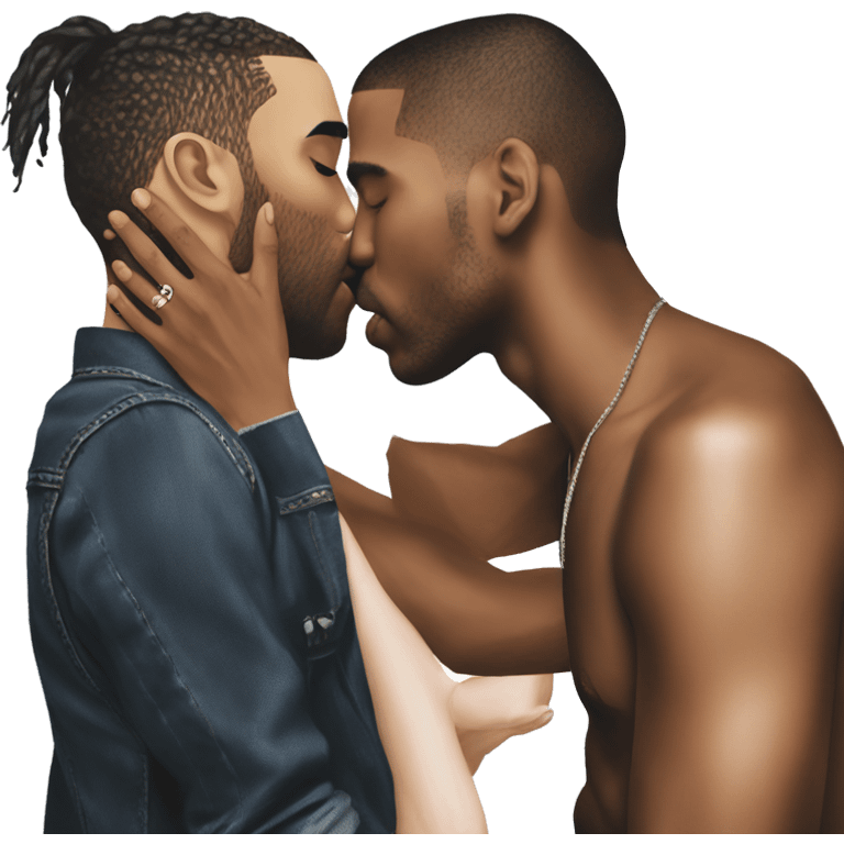 frank ocean kissing frank ocean  emoji