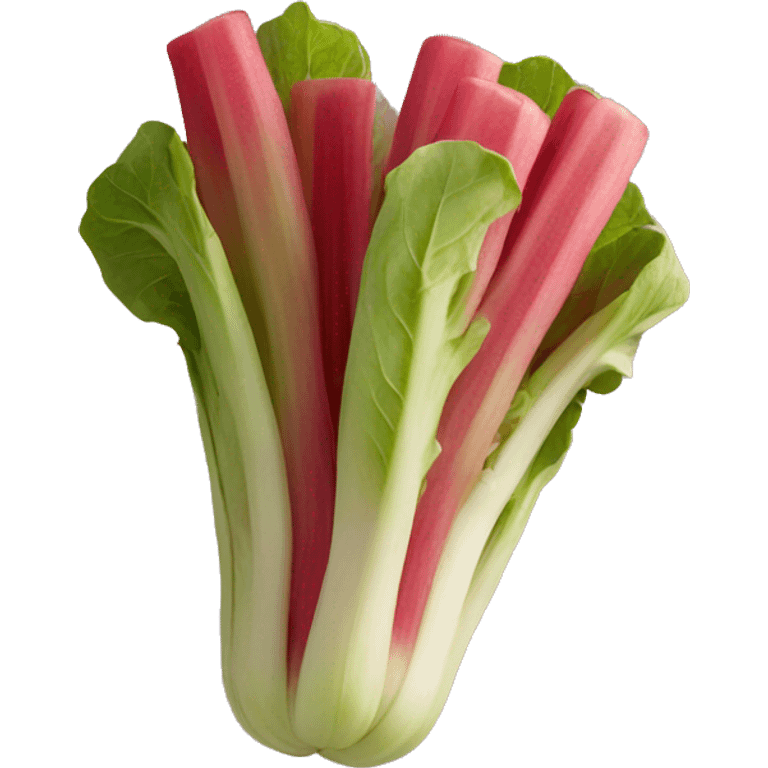 Fancy rhubarb emoji