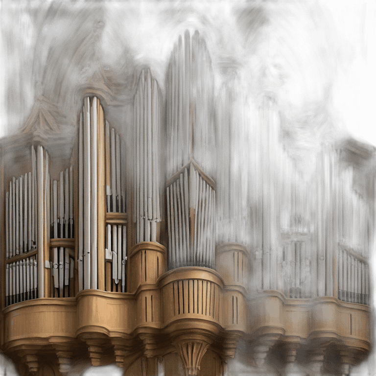 Auxerre cathedral church organ emoji