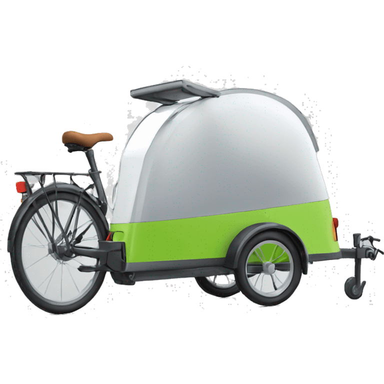 bicycle trailer like nordic cab emoji