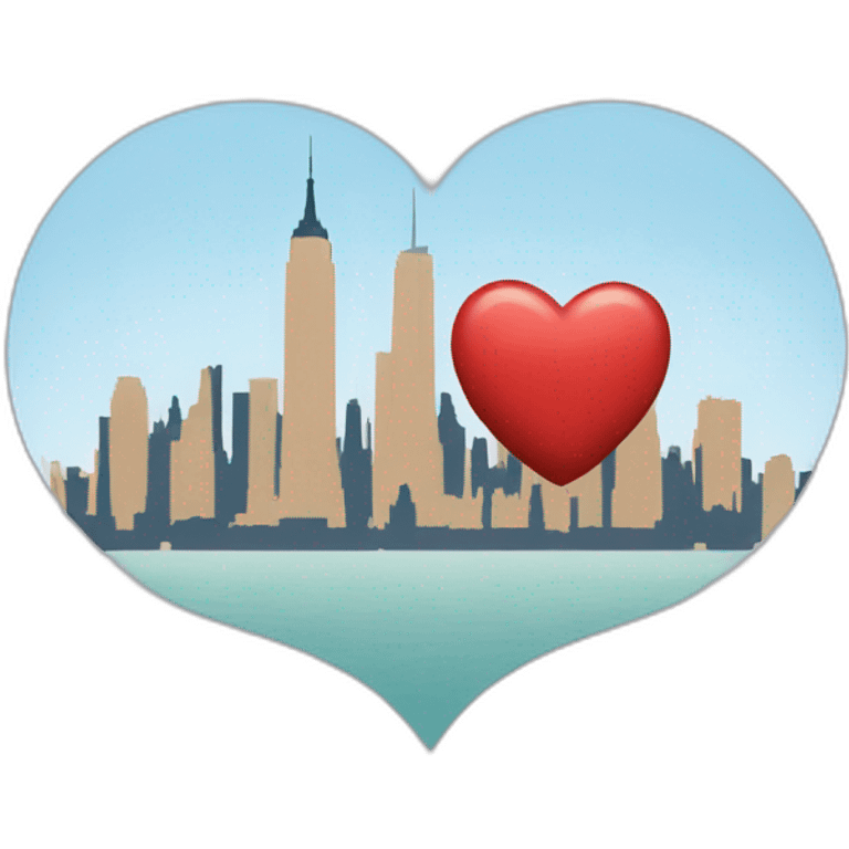 New york + heart emoji