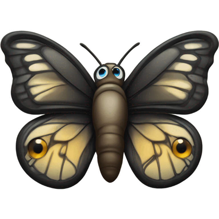 butterfly with a monocle emoji