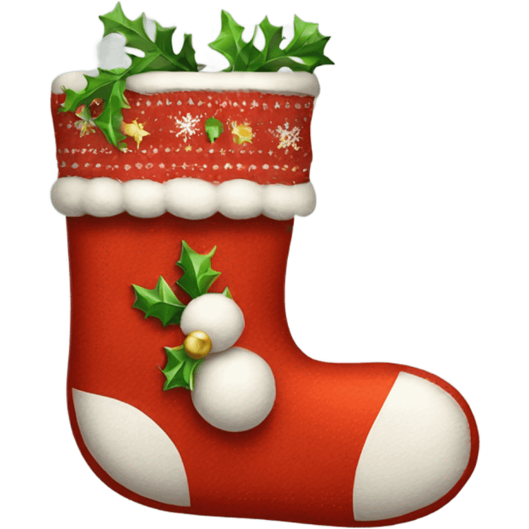 Christmas stocking emoji