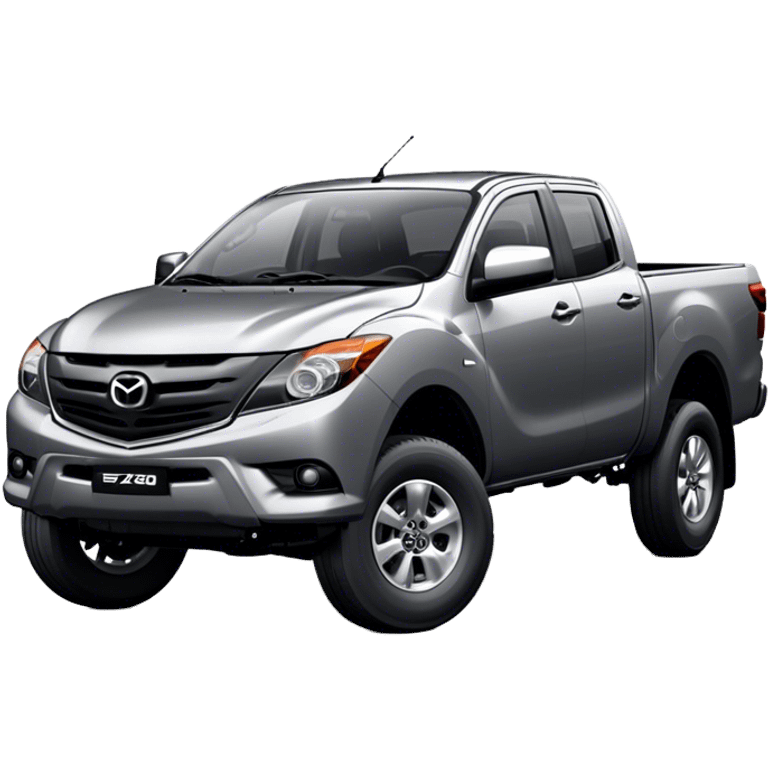 Mazda BT-50 - Mazda (Model Year: 2022) (Iconic colour: Dark Silver) emoji