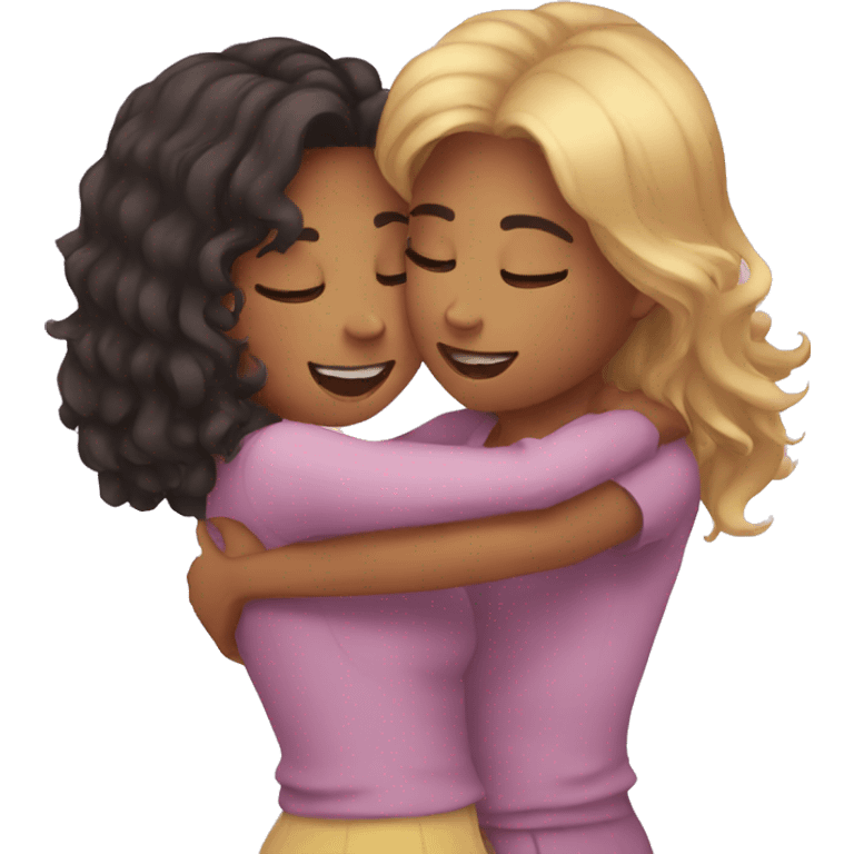 Sister hug emoji