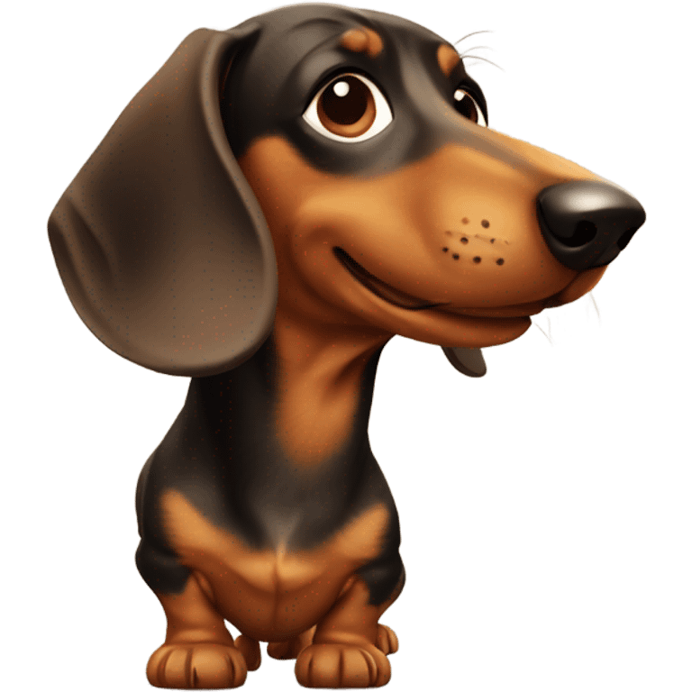 dachshund dog emoji